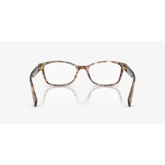 COACH HC6065 CONFETI LIGHT BROWN FULL RIM AUTHENTIC EYEGLASSES 51-17-135 - Picture 3 of 4